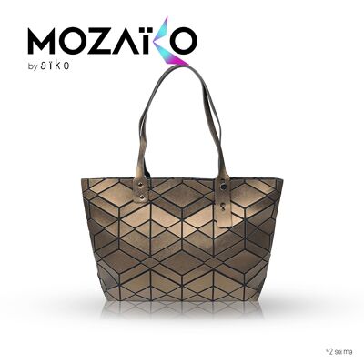 MOZAIKO 42SOIMA Geometrische Einkaufstasche