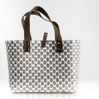 MADRID Basket, shopping bag, borsa da spiaggia realizzata con materiali riciclati