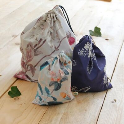 Bulk bag in upcycled fabric - size S