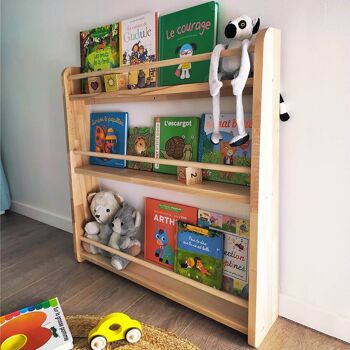 Madeleine, la bibliothèque Montessori en bois pour enfant 3