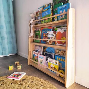 Madeleine, la bibliothèque Montessori en bois pour enfant 6