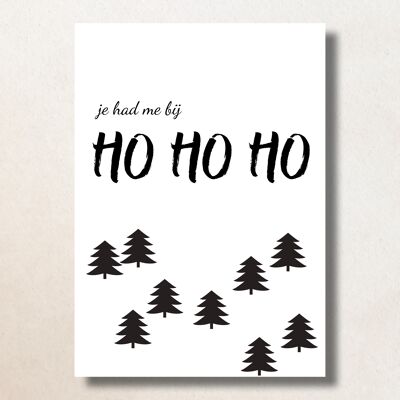 Ho Ho Ho / A6 / Card