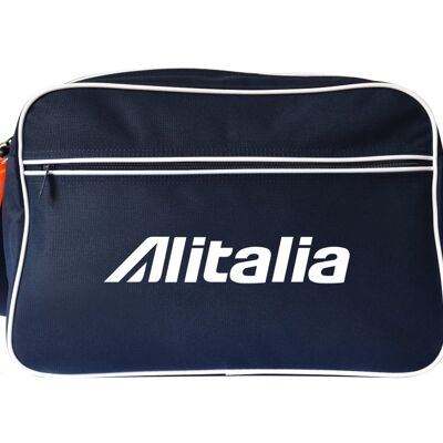 Alitalia messenger bag navy
