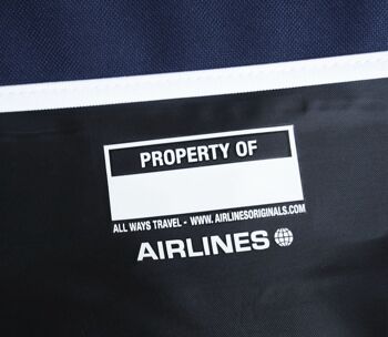 Japan Airlines sac messenger noir 8