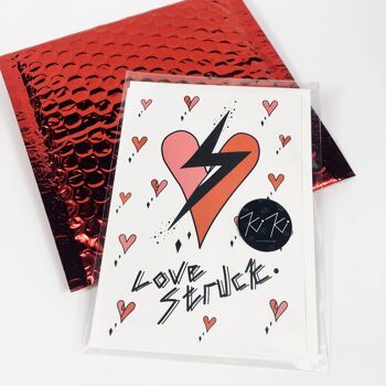 Love Struck: Carte de mariage, anniversaire, carte d'amour, carte de Saint Valentin 3