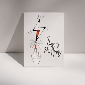 Happy Birthday Thunderbolt - A6 - Joyeux Anniversaire, Carte D'anniversaire 2