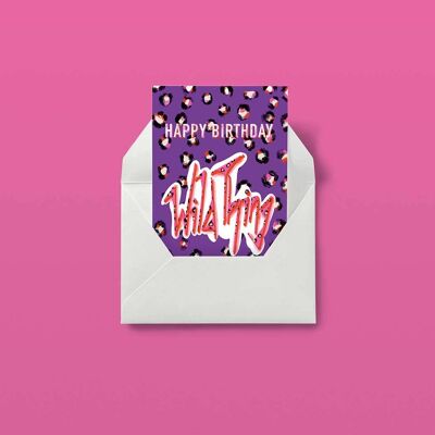 Alles Gute zum Geburtstag Wild Thing - Pop: Alles Gute zum Geburtstag, Geburtstagskarte