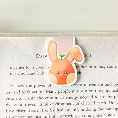 Easter Bunny Magnetic Bookmark | Easter Stationery