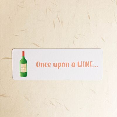 Wine Bookmark, Page Marker, Cute Stationery, Book Lover Gift,