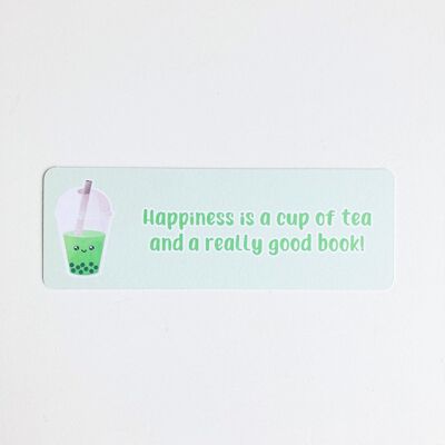 Boba Tea Bookmark, Page Marker, Cute Stationery, Book Lover Gift,