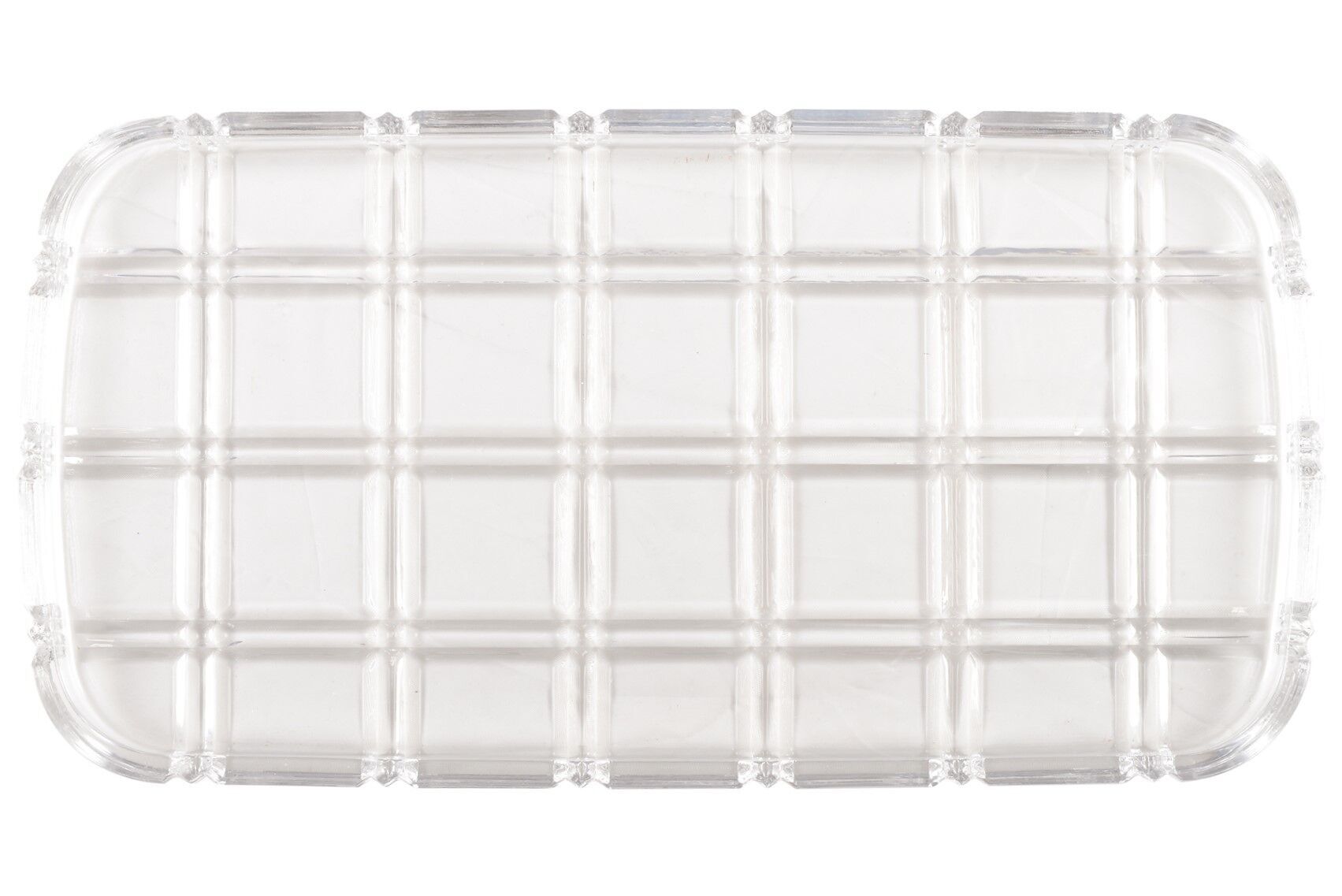 Plat à cake rectangulaire croisillon