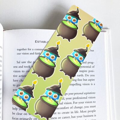 Octopus Witch Bookmark, Page Marker, Cute Stationery, Book Lover Gift,