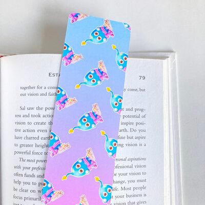 Ralph Ice Skating Bookmark, Page Marker, Cute Stationery, Book Lover Gift,