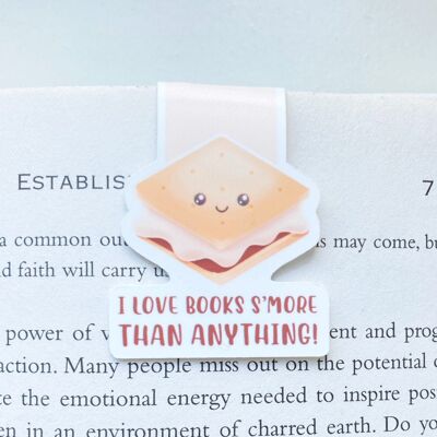 S'more Magnetic Bookmark | Cute Food Stationery | Page Marker