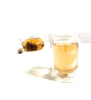 Fleur de thé jasmin - boule de thé - 1L 2