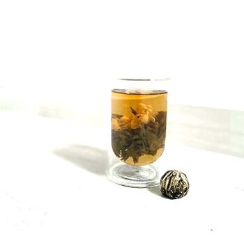Fleur de thé rose - boule de thé - 1L 2