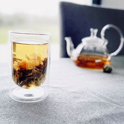 Pink tea flower - tea ball - 1L