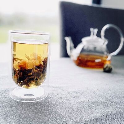 Fleur de thé rose - boule de thé - 1L