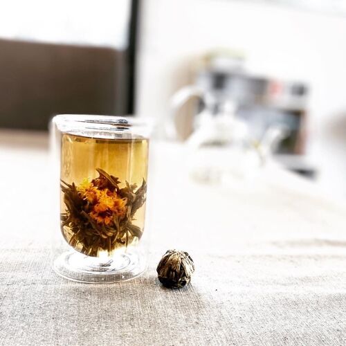 Fleur de thé mangue - boule de thé - 1L