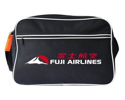 Fuji Airlines sac messenger noir