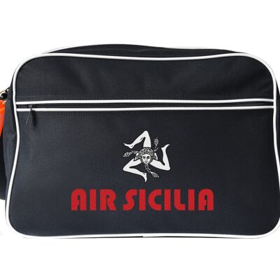 Air Sicilia messenger bag black
