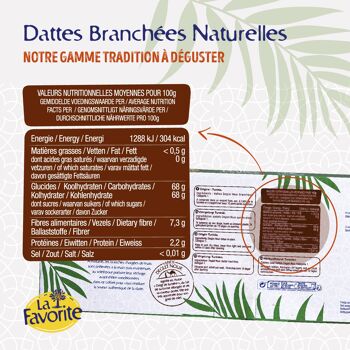FRUITS SECS / DATTE DEGLET NOUR BRANCHEE 1KG - Tunisie 6