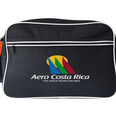 Bolso bandolera Aero Costa Rica negro