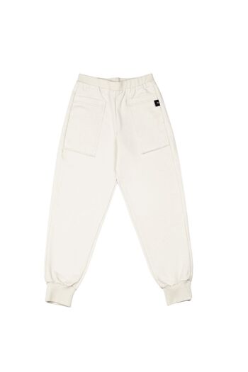 PANTALON BAGGY SPORT écru 1