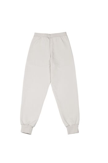 PANTALON BAGGY SPORT écru 4