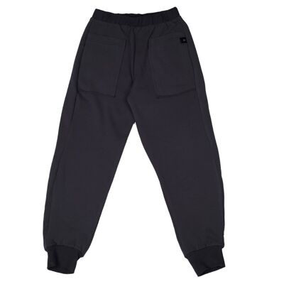BLACK SPORTS BAGGY TROUSERS