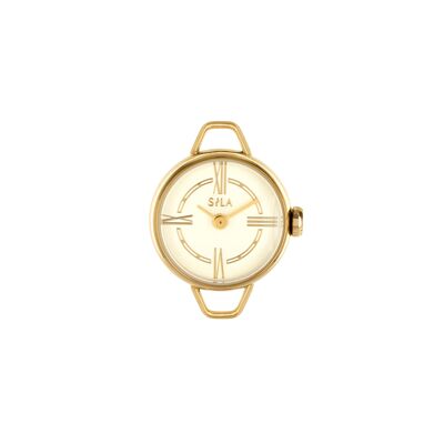 SILA goldenes Uhrengehäuse mit austauschbarem Armband