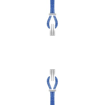 Cotton strap for SILA case STEEL clip color Blue Denim