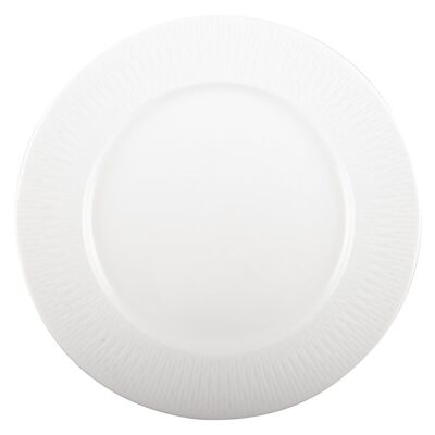 PRINCESS WHITE DESSERT PLATE