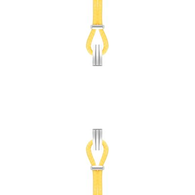 Correa de algodón para estuche SILA clip STEEL color amarillo dorado