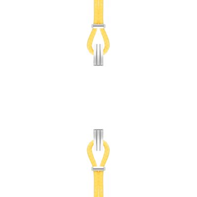 Cotton strap for SILA case STEEL clip color golden yellow