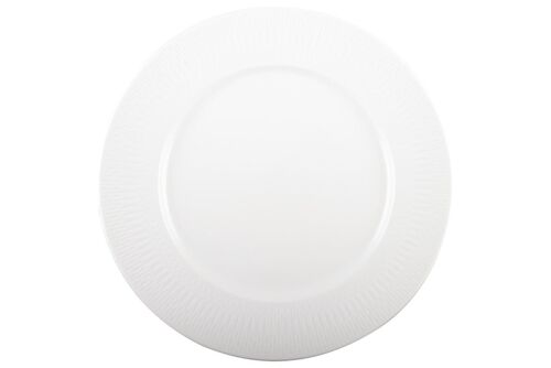 Assiette plate blanc princesse