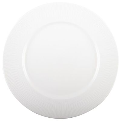 Assiette plate blanc princesse