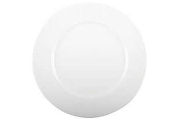 Assiette plate blanc princesse 1