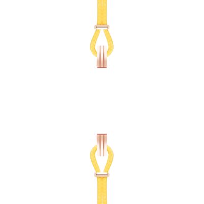 Baumwollband für SILA Clip-Etui ROSE GOLD in der Farbe Gelbgold