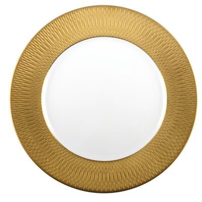 Assiette plate dore princesse