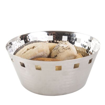 BREAD BASKET 20 CM HAMMERED (MIN 6 PCS)