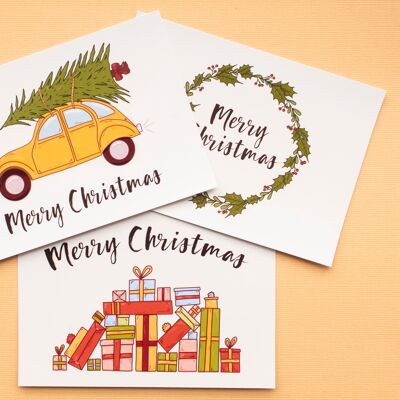 Christmas Cards - Set of 3