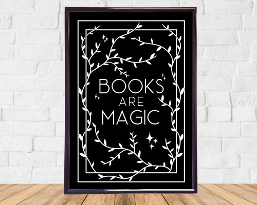 Books Are Magic Art Print a5