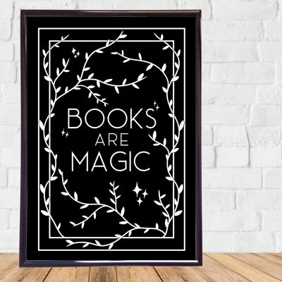 Books Are Magic Art Print a5