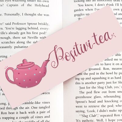 Pink Positivity / Positivi-tea Bookmark