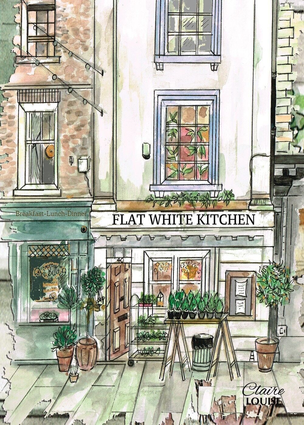 Geschenkverpackung Flache weiße Küche