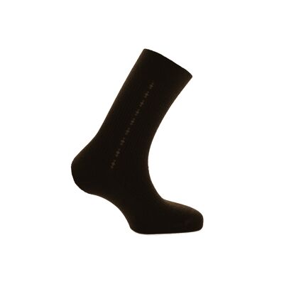 La Mérinos - wool mid-sock without elastic - Brown