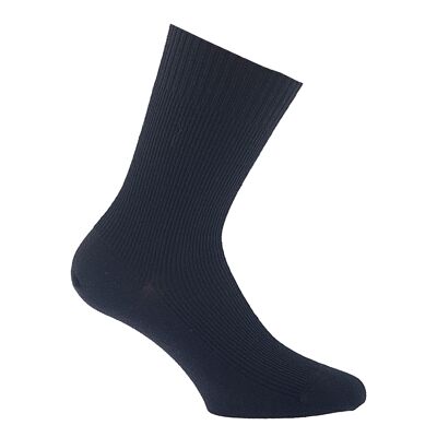 L'EXTENSIBLE LAINE - mid-sock without elastic - Black
