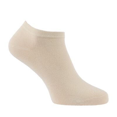 THE INVISIBLE - silk ankle socks - Ecru