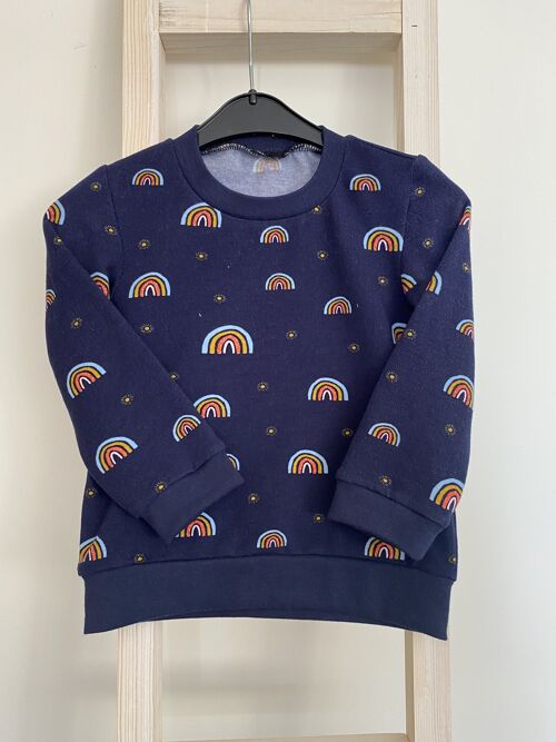 Blue Rainbow sweater